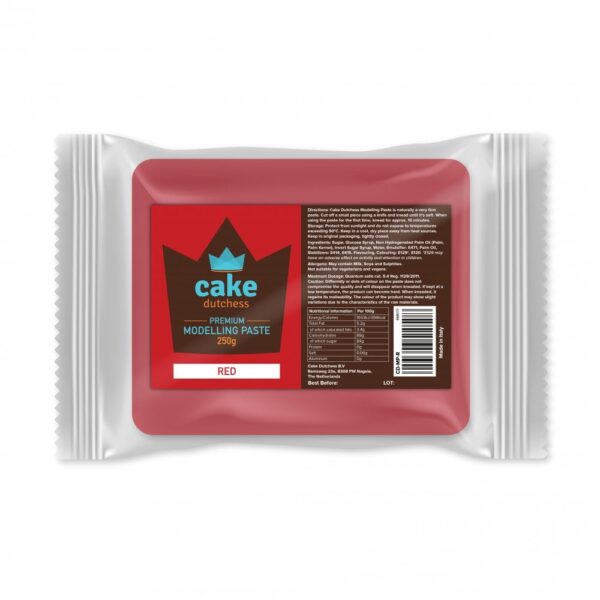 Cake Dutchess Modelling Paste Red -250gms