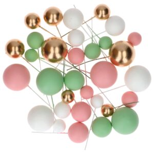 Simply Making Decorative Ball -Pastel Pink ,Green& Gold- 32 /pk