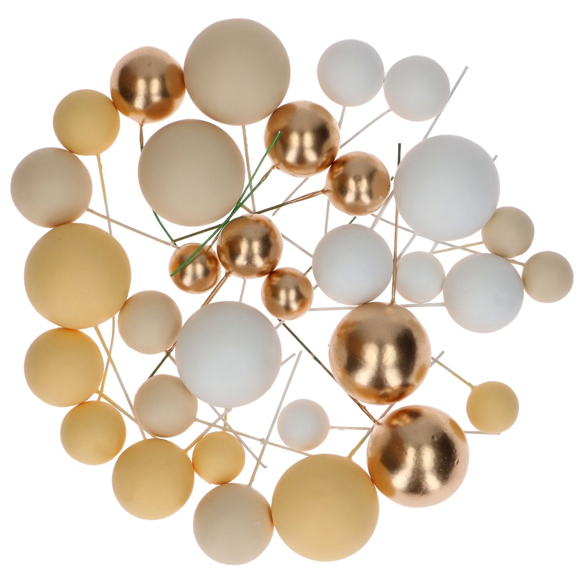 Simply Making Decorative Ball Set -Lemon Ombre -32/pk