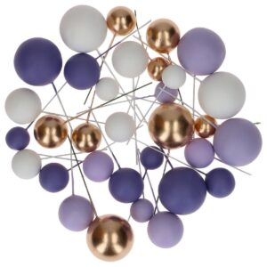 Simply Making Decorative Ball Set Purple Ombre-32 /pk