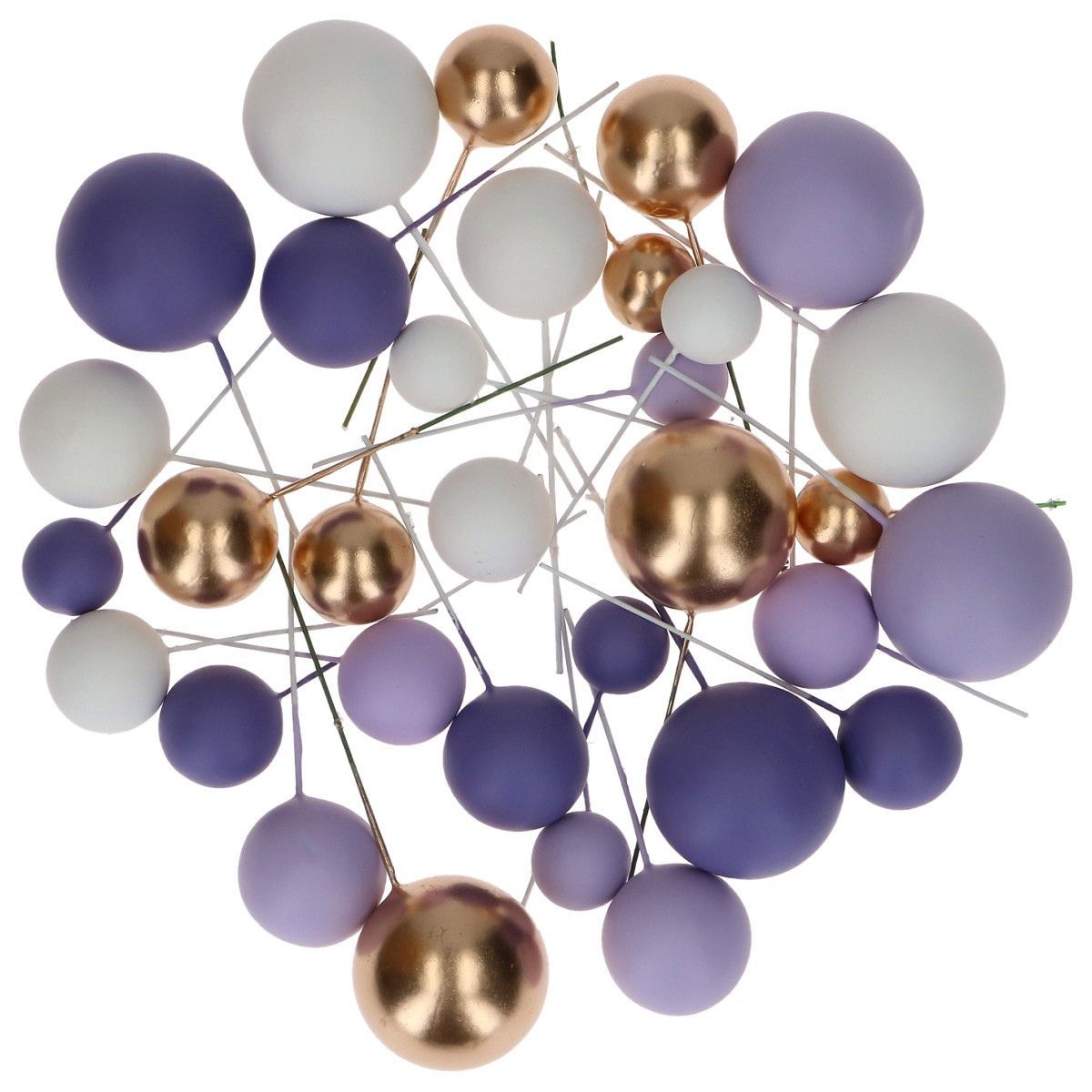 Simply Making Decorative Ball Set Purple Ombre-32 /pk
